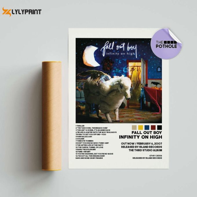 Fall Out Boy Posters / Infinity On High Poster / Fall Out Boy, Album Cover Poster, Poster Print Wall Art, Custom Poster, Fall Out Boy 1