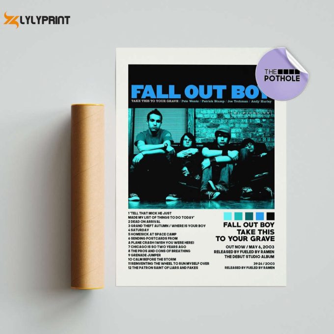 Fall Out Boy Posters / Take This To Your Grave Poster / Fall Out Boy, Album Cover Poster, Poster Print Wall Art, Custom Poster, Home Decor 1