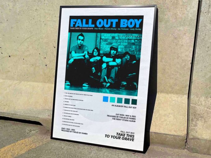 Fall Out Boy &Quot;Take This To Your Grave&Quot; Album Cover Poster #2 2