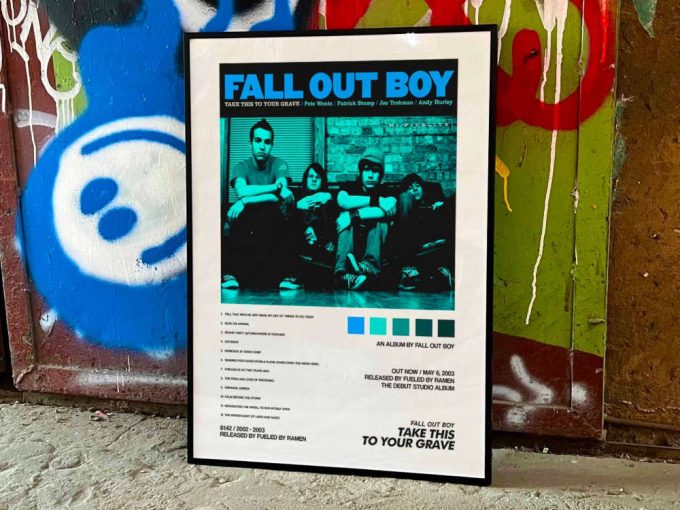 Fall Out Boy &Quot;Take This To Your Grave&Quot; Album Cover Poster #2 7