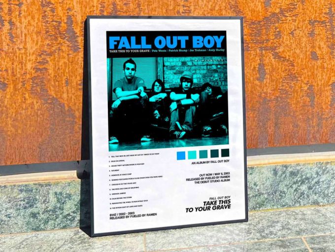 Fall Out Boy &Quot;Take This To Your Grave&Quot; Album Cover Poster #2 8