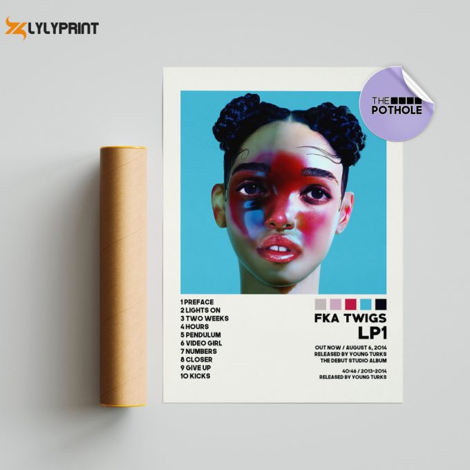 Fka Twigs Posters / Lp1 Poster / Album Cover Poster, Poster Print Wall Art, Custom Poster, Home Decor, Fka Twigs, Caprisongs, Lp1 1