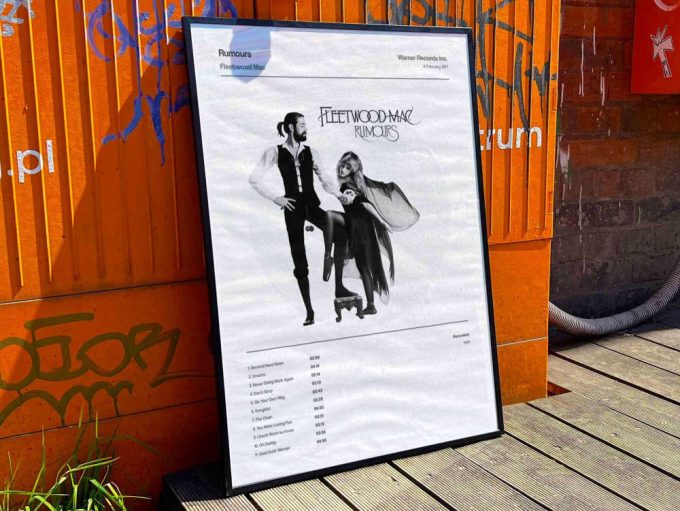Fleetwood Mac &Quot;Rumours&Quot; Album Cover Poster For Home Room Decor #5 2