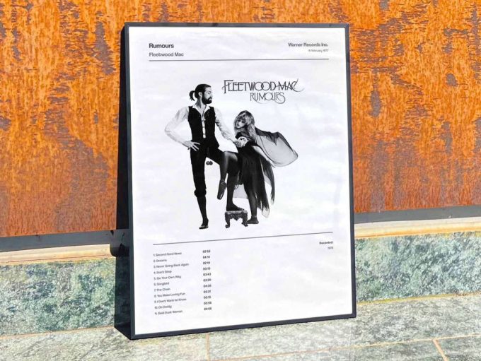 Fleetwood Mac &Quot;Rumours&Quot; Album Cover Poster For Home Room Decor #5 3