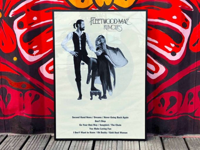 Fleetwood Mac &Quot;Rumours&Quot; Album Cover Poster For Home Room Decor #Fac 4