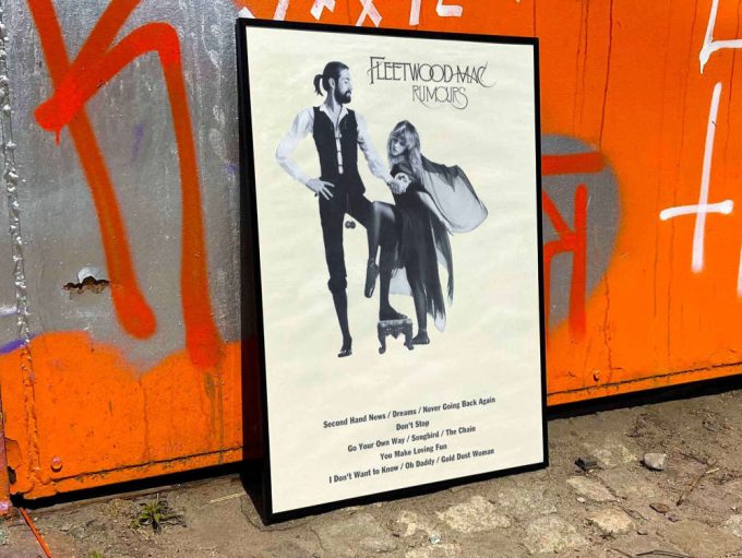 Fleetwood Mac &Quot;Rumours&Quot; Album Cover Poster For Home Room Decor #Fac 5