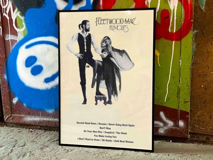 Fleetwood Mac &Quot;Rumours&Quot; Album Cover Poster For Home Room Decor #Fac 6