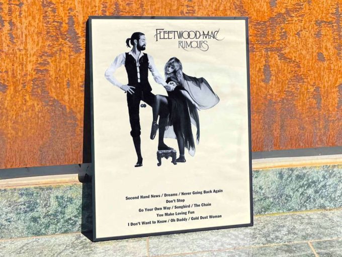 Fleetwood Mac &Quot;Rumours&Quot; Album Cover Poster For Home Room Decor #Fac 8