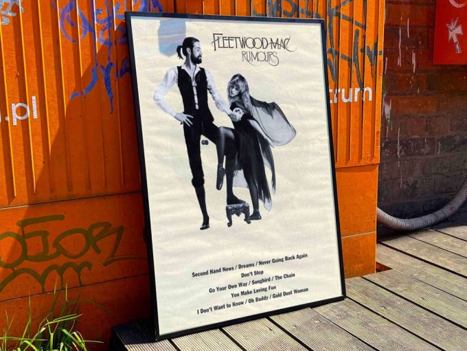 Fleetwood Mac &Quot;Rumours&Quot; Album Cover Poster For Home Room Decor #Fac 9