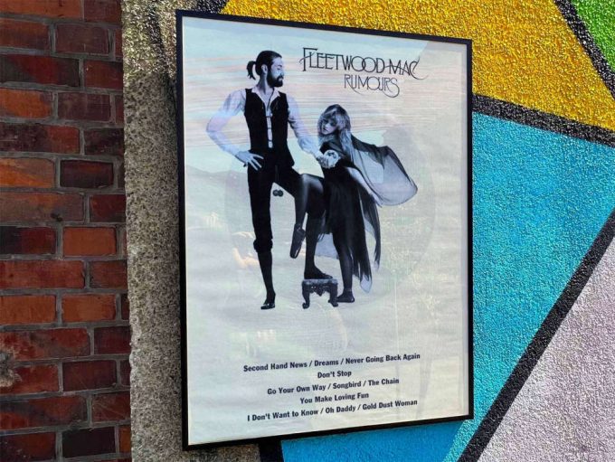 Fleetwood Mac &Quot;Rumours&Quot; Album Cover Poster For Home Room Decor #Fac 10