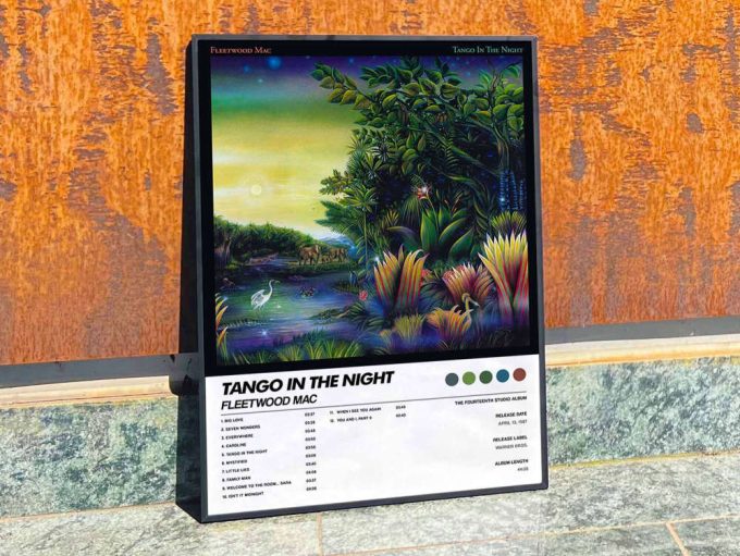 Fleetwood Mac &Quot;Tango In The Night&Quot; Album Cover Poster #6 8