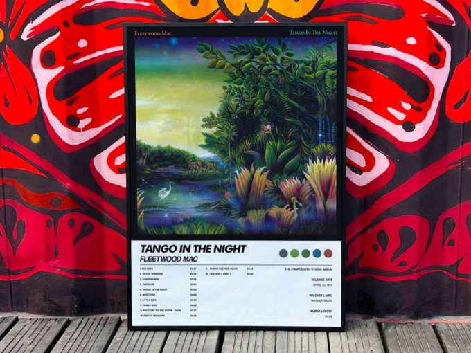 Fleetwood Mac &Quot;Tango In The Night&Quot; Album Cover Poster #6 4