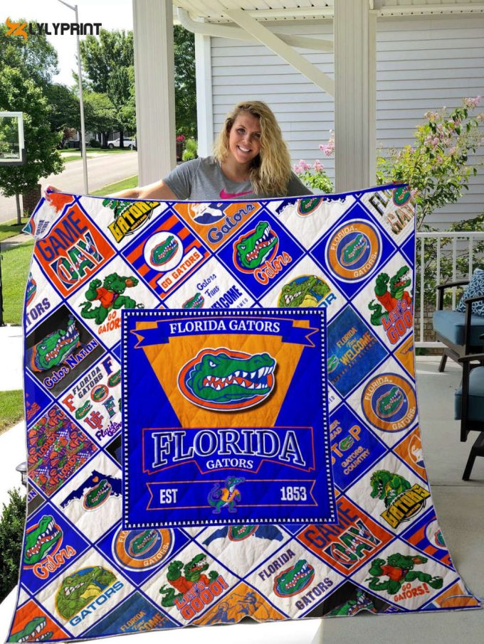 Florida Gators 1 Quilt Blanket For Fans Home Decor Gift 1