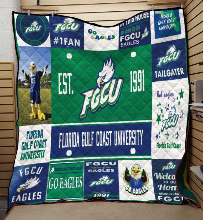 Florida Gulf Coast Quilt Blanket For Fans Home Decor Gift 2