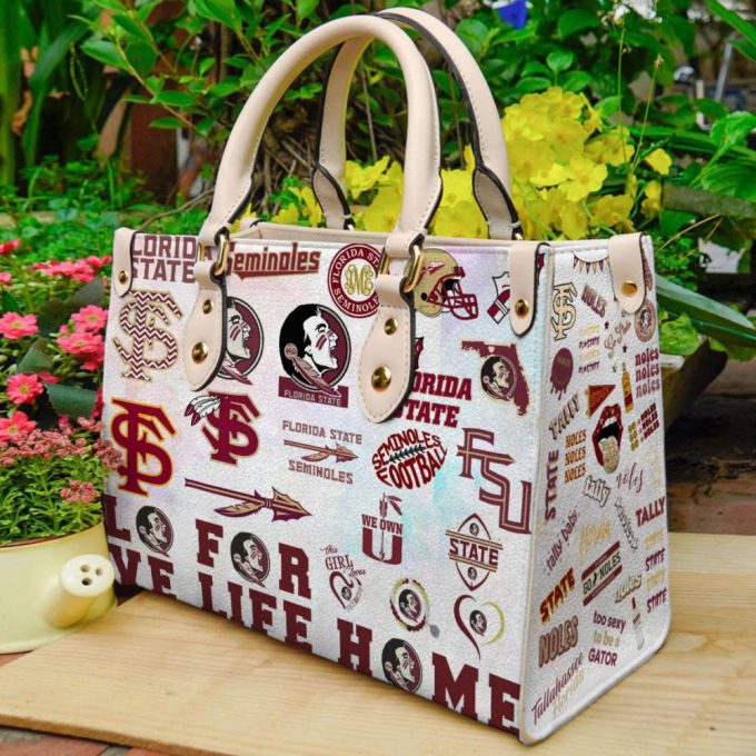 Florida State Seminoles Leather Handbag Gift For Women W 2