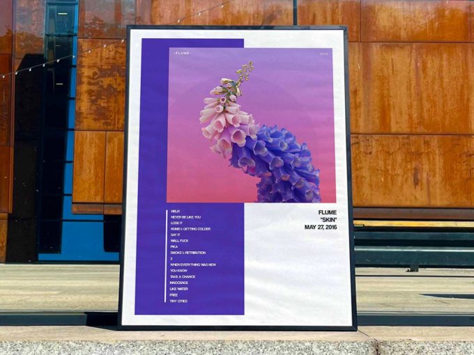 Flume &Quot;Skin&Quot; Album Cover Poster #1 2