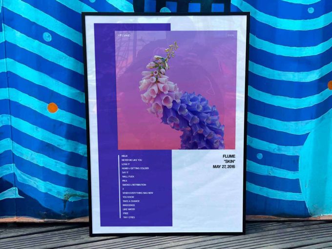 Flume &Quot;Skin&Quot; Album Cover Poster #1 3