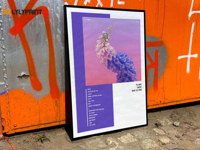 Flume &Amp;Quot;Skin&Amp;Quot; Album Cover Poster #1 1