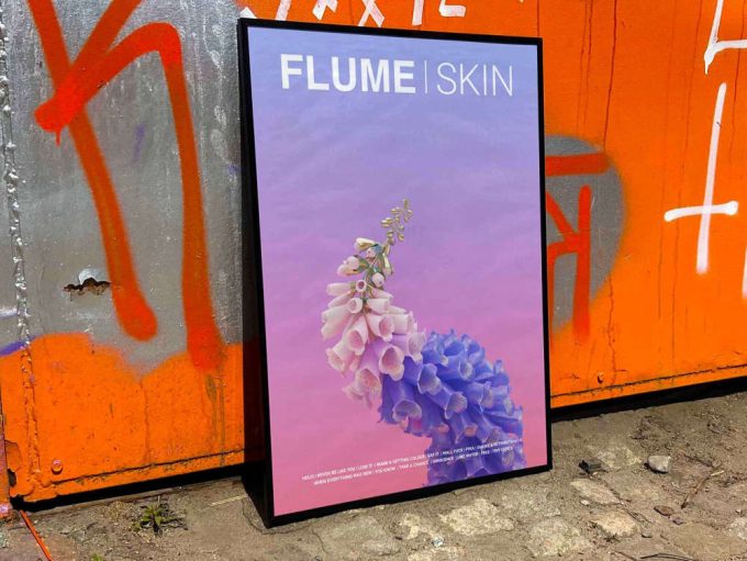 Flume &Quot;Skin&Quot; Album Cover Poster For Home Room Decor #Fac 2