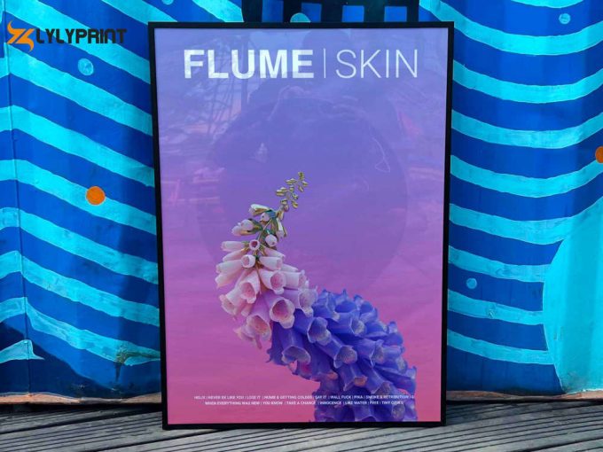 Flume &Amp;Quot;Skin&Amp;Quot; Album Cover Poster For Home Room Decor #Fac 1