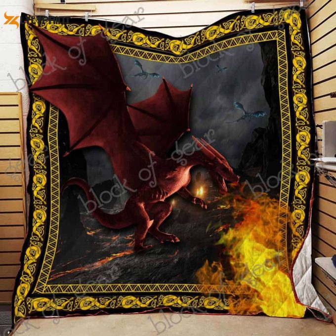 Flying Dragon 3D Customized Quilt 1