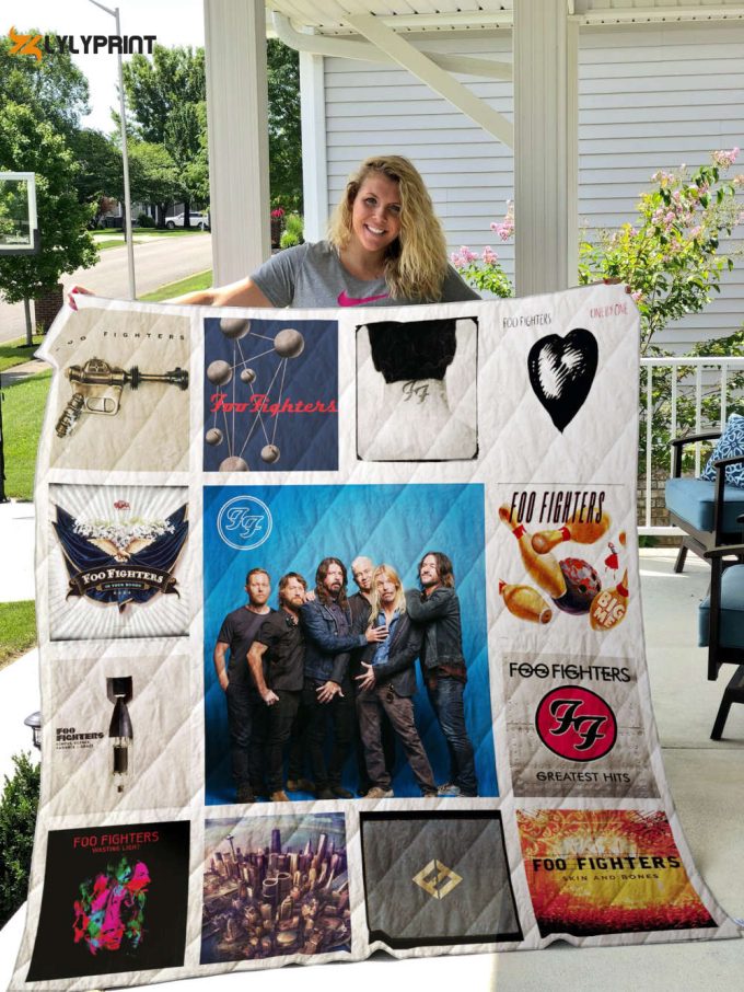 Foo Fighters Quilt Blanket For Fans Home Decor Gift 1