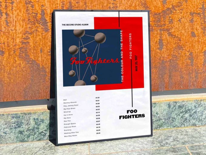 Foo Fighters &Quot;The Colour And The Shape&Quot; Album Cover Poster For Home Room Decor #3 2