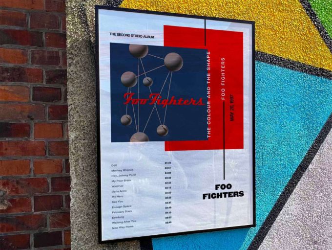 Foo Fighters &Quot;The Colour And The Shape&Quot; Album Cover Poster For Home Room Decor #3 3