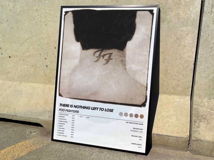 Foo Fighters &Quot;There Is Nothing Left To Lose&Quot; Album Cover Poster #6 2