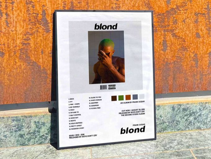 Frank Ocean &Quot;Blond&Quot; Album Cover Poster For Home Room Decor #2 2