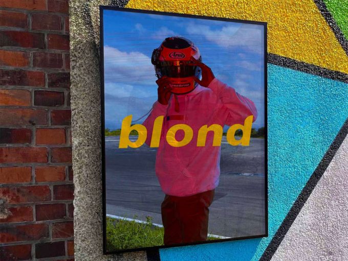 Frank Ocean “Blonde” Album Cover Poster