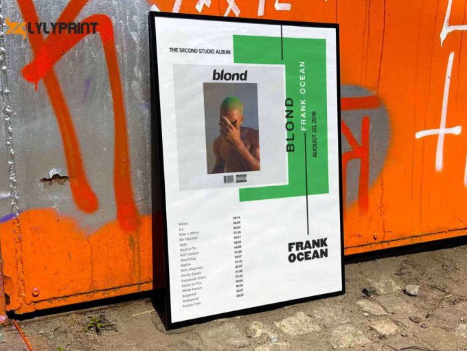 Frank Ocean &Amp;Quot;Blonde&Amp;Quot; Album Cover Poster For Home Room Decor #3 1