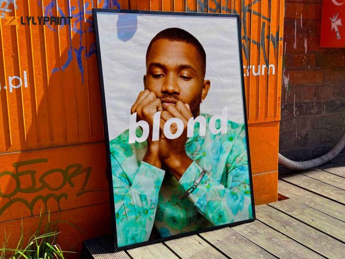 Frank Ocean &Amp;Quot;Blonde&Amp;Quot; Album Cover Poster For Home Room Decor #Fac Green Shirt 1