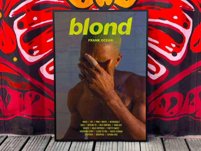 Frank Ocean &Quot;Blonde&Quot; Album Cover Poster For Home Room Decor #Fac Yellow Title 2