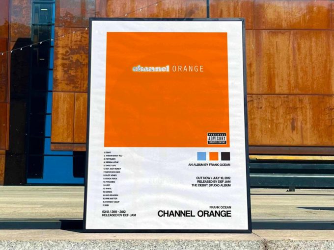 Frank Ocean &Quot;Channel Orange&Quot; Album Cover Poster 2