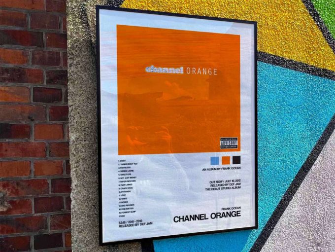 Frank Ocean &Quot;Channel Orange&Quot; Album Cover Poster 10