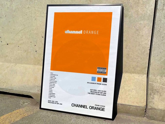 Frank Ocean &Quot;Channel Orange&Quot; Album Cover Poster 3