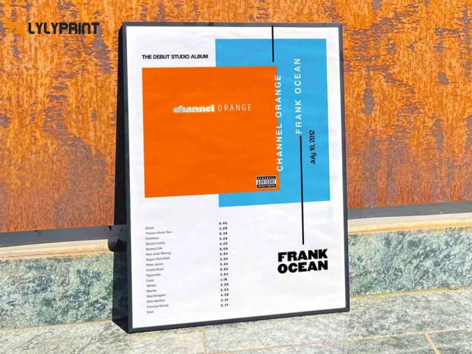 Frank Ocean &Amp;Quot;Channel Orange&Amp;Quot; Album Cover Poster #3 1