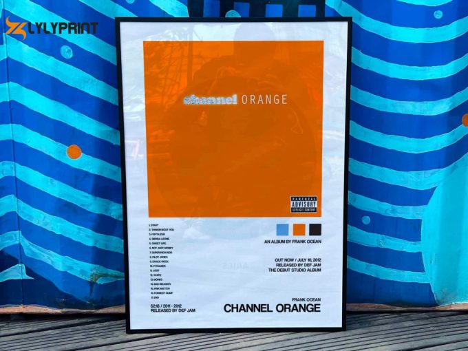 Frank Ocean &Amp;Quot;Channel Orange&Amp;Quot; Album Cover Poster 1