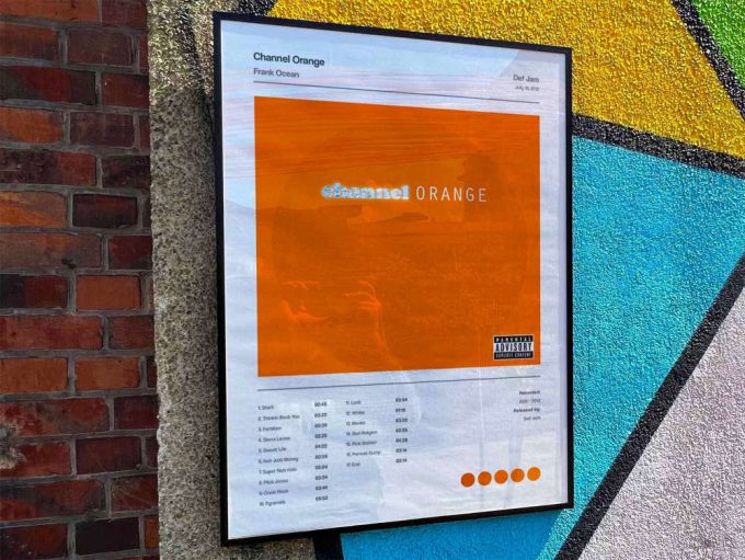 Frank Ocean &Quot;Channel Orange&Quot; Album Cover Poster For Home Room Decor #5 2