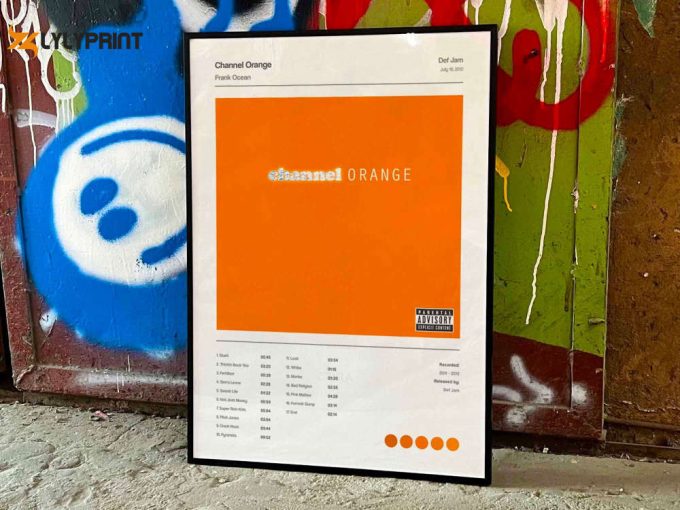 Frank Ocean &Amp;Quot;Channel Orange&Amp;Quot; Album Cover Poster For Home Room Decor #5 1