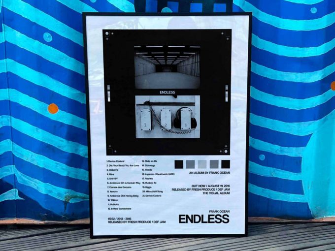 Frank Ocean &Quot;Endless&Quot; Album Cover Poster 2