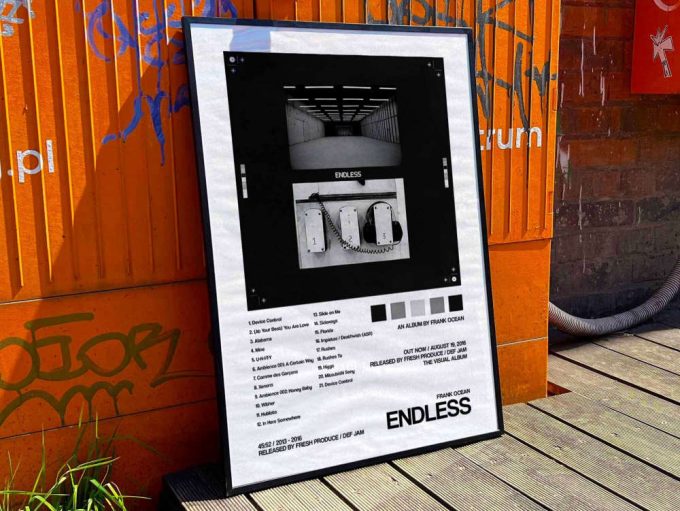 Frank Ocean &Quot;Endless&Quot; Album Cover Poster #2 3