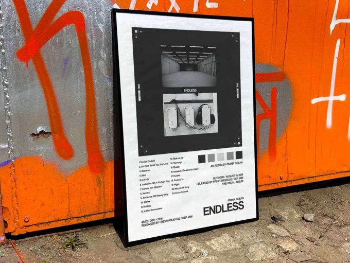 Frank Ocean &Quot;Endless&Quot; Album Cover Poster 5