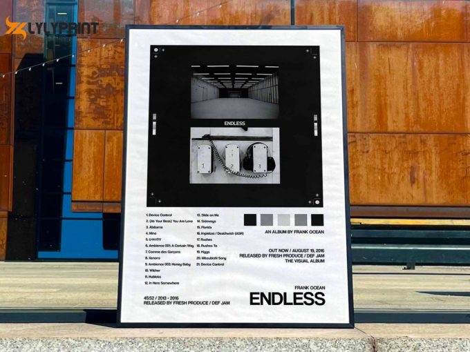 Frank Ocean &Amp;Quot;Endless&Amp;Quot; Album Cover Poster 1