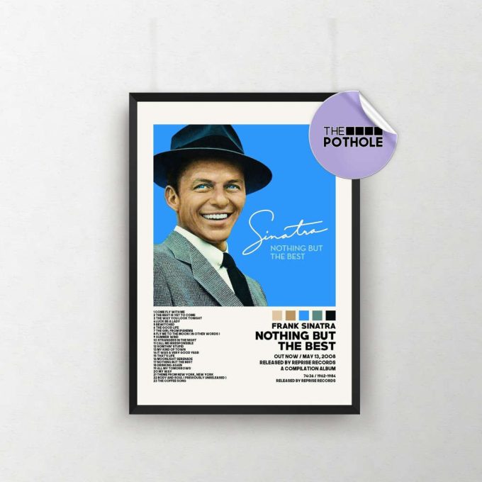 Frank Sinatra Posters / Nothing But The Best Poster / Album Cover Poster, Poster Print Wall Art, Custom Poster, Home Decor, Frank Sinatra 2