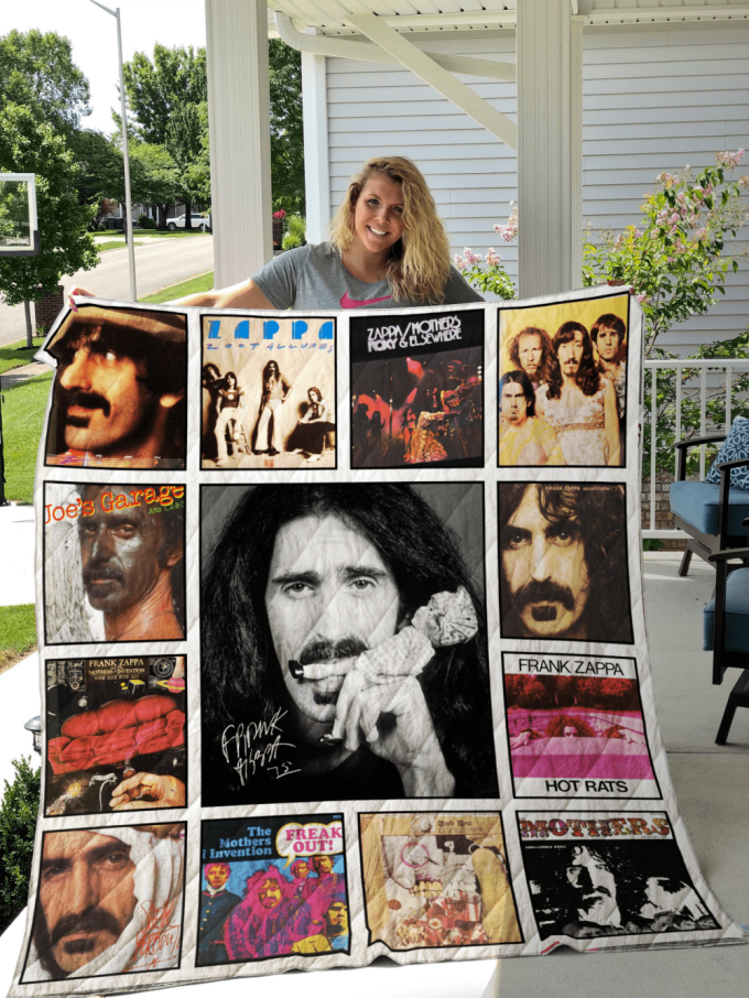 Frank Zappa Quilt Blanket For Fans Home Decor Gift 2