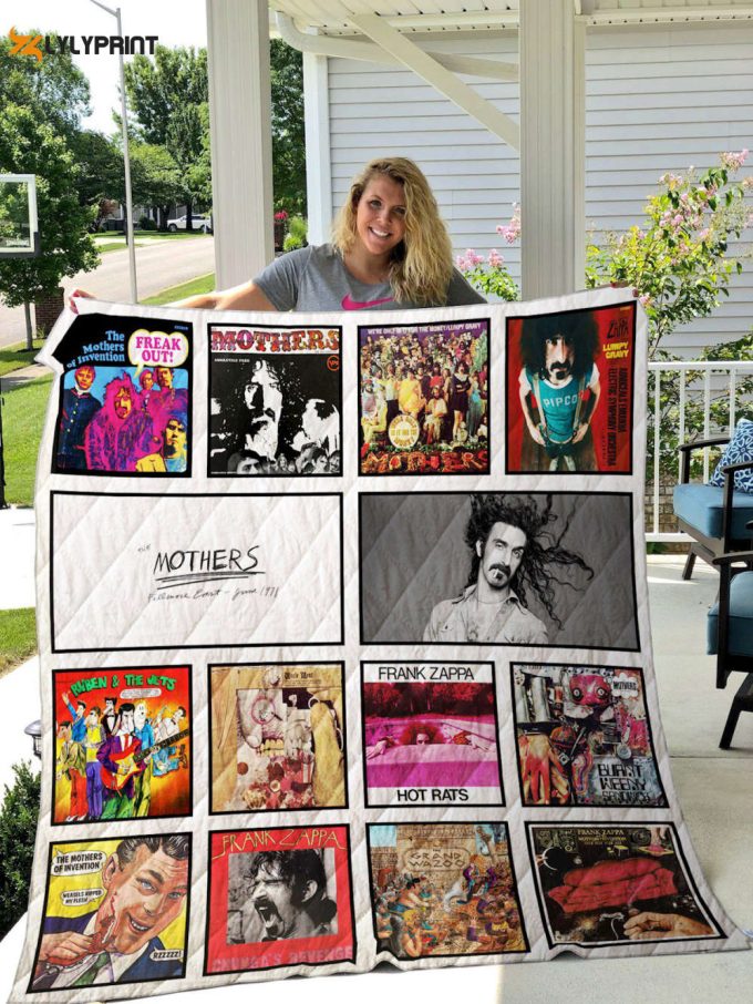 Frank Zappa Quilt Blanket For Fans Home Decor Gift 1