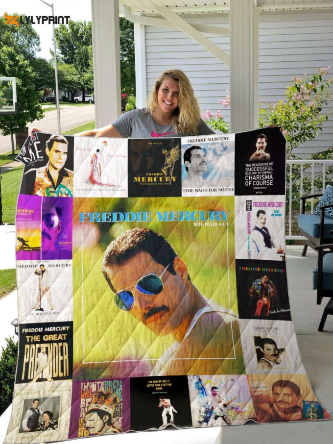 Freddie Mercury 1 Quilt Blanket For Fans Home Decor Gift 1