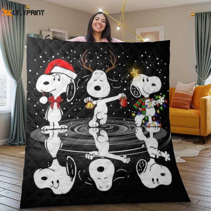 Funny Snoopy Quilt Blanket Gift For Home Decor 1